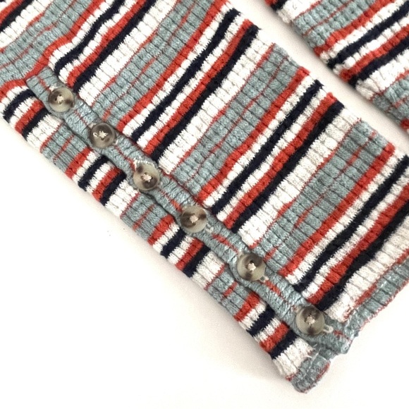 Madewell Button-Sleeve Top in Elsie Stripe - Picture 10 of 11